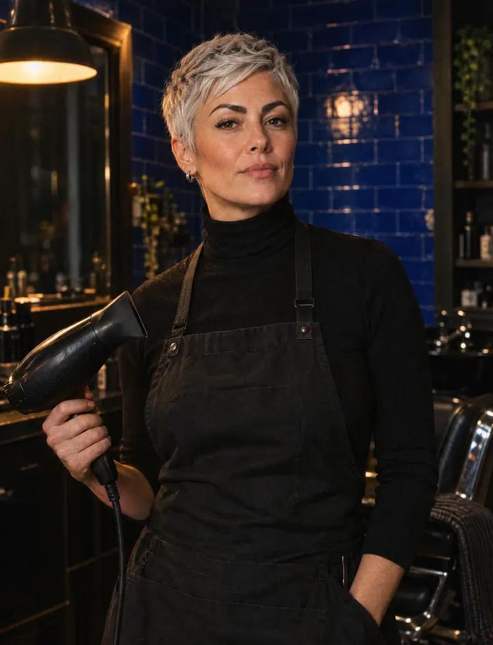 June H., barber